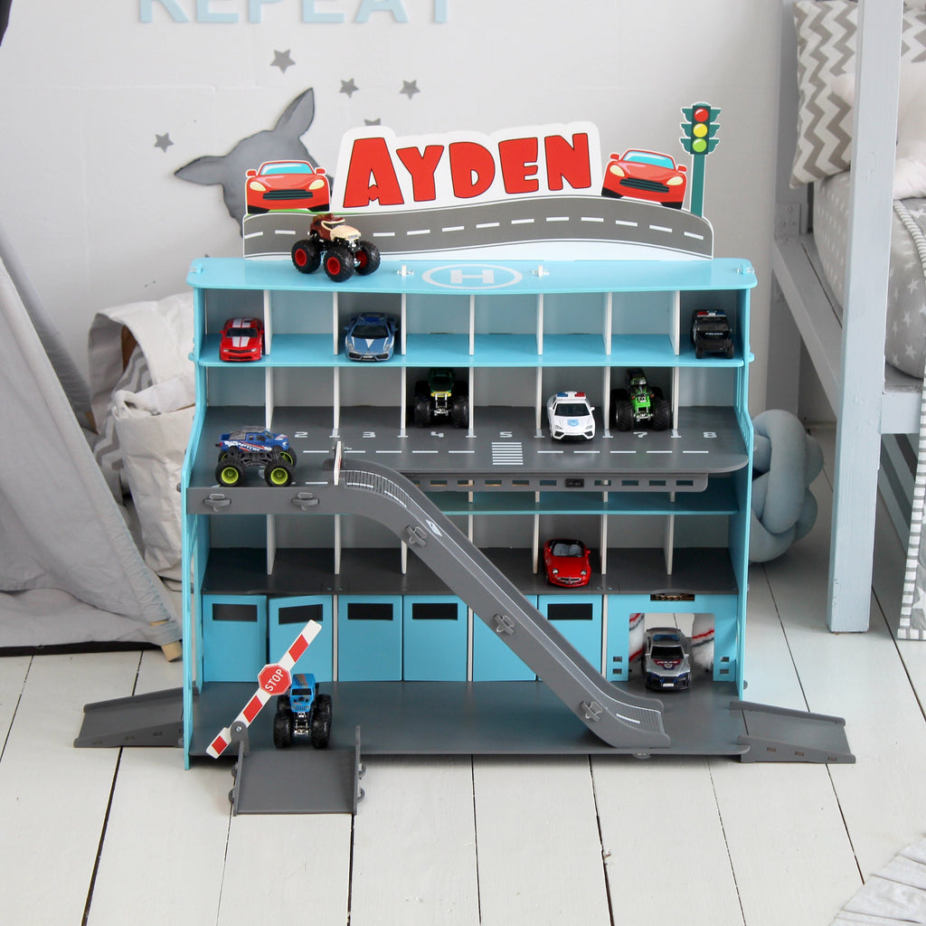 Best Birthday Gifts for Toddler Boys Who Love Cars, Little Boy Birthday Gift Ideas 2023, Boy Car Toy Car Garage Storage Display Shelf Wood