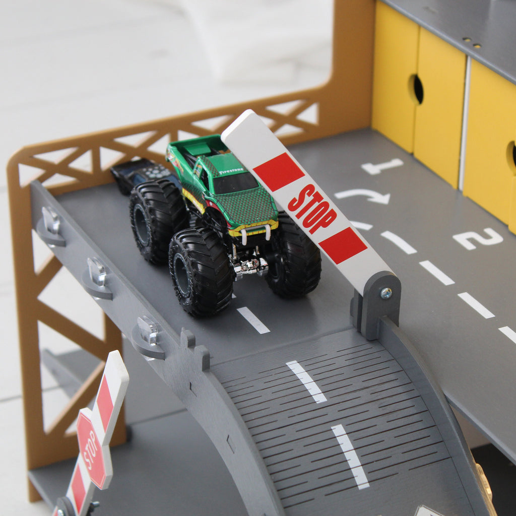 Wooden Toy Car Garage, Toy Car Storage, 3 4 5 year od boy gift, Toddler boy Birthday Christmas Present, Persolnalized Toy Storage