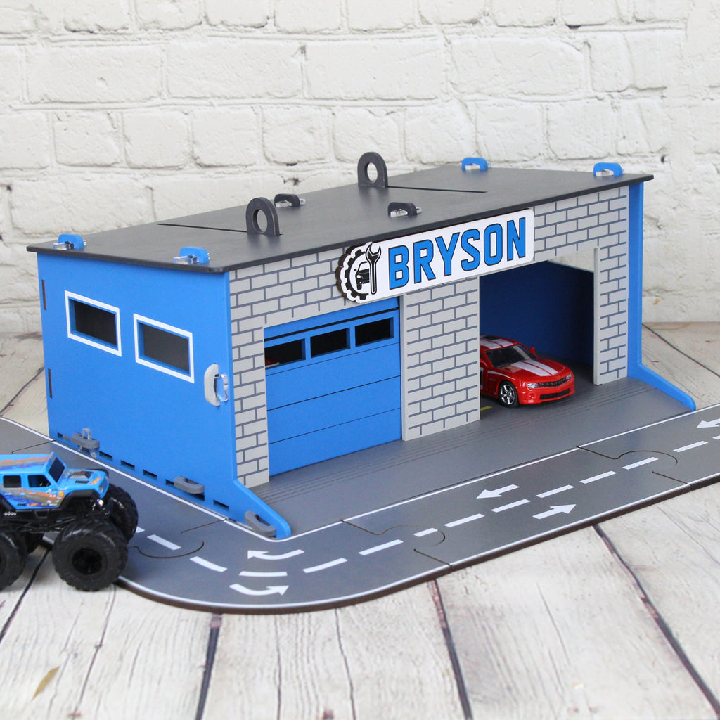 Toy garage, Toddler gift, Learning toys, Wooden play house, Toy car display, Nursery decor, Montessori toys, Gifts for boys, Handmade toys