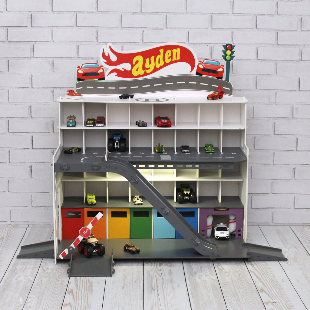 Best Christmas Gifts for Toddler Boys Who Love Cars, Little Boy Christmas Gift Ideas 2023, Boy Car Toy Car Garage Storage Display Shelf Wood