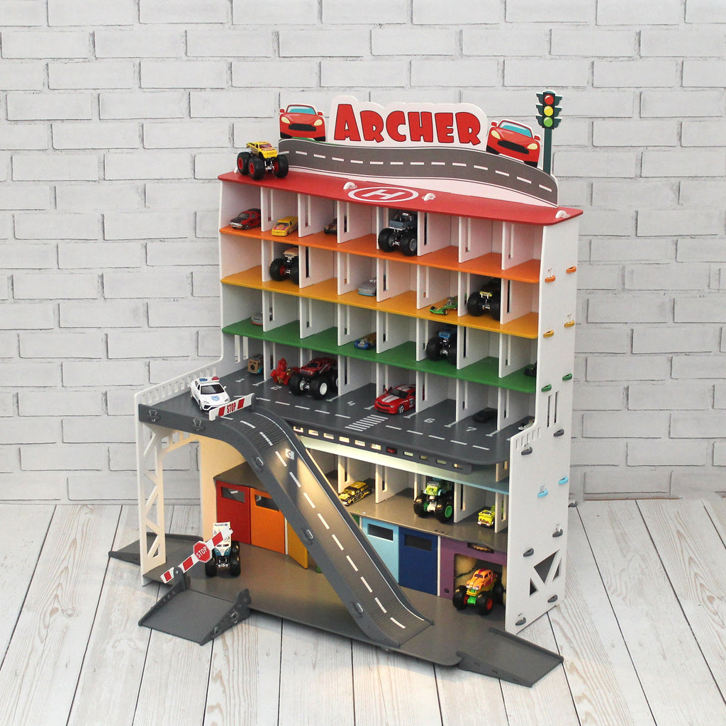 wooden toy car ramp