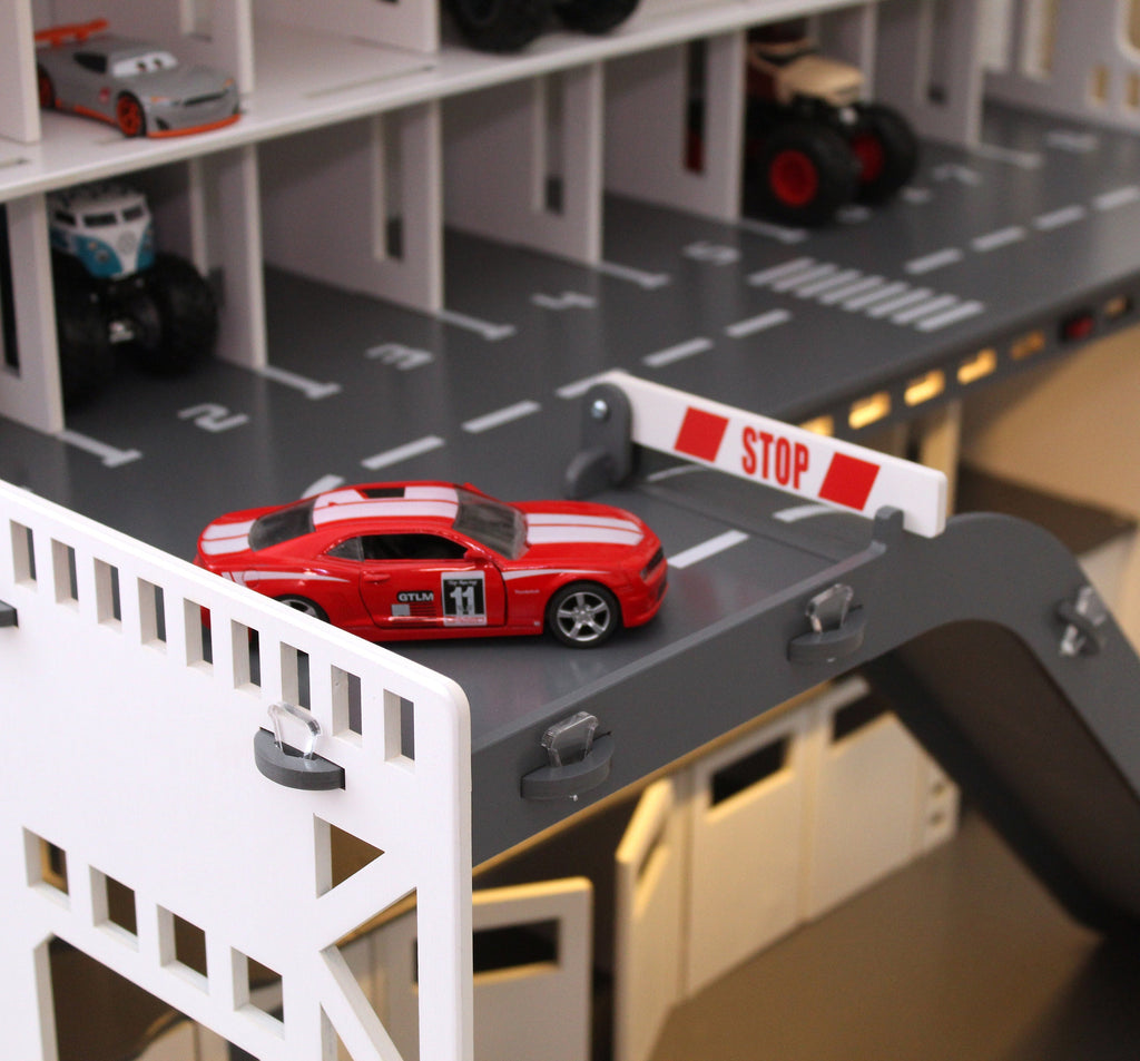 Nursery Organizer with Toy Car Parking Garage: A Must-Have for Busy Moms - Keep your child's nursery clean and organized