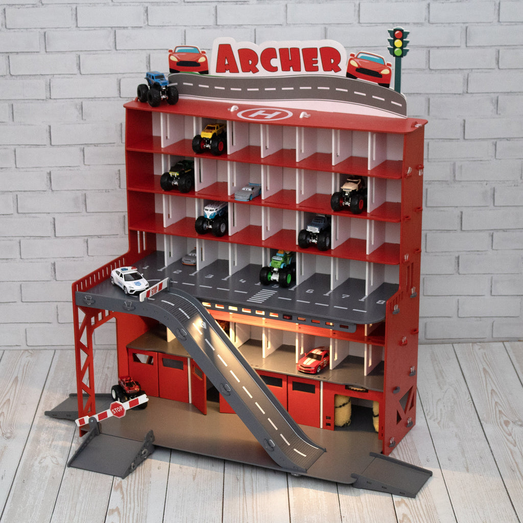 toy car depot kids playset