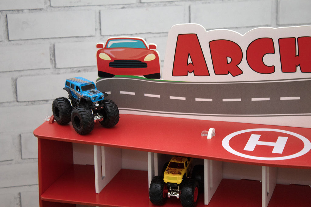 personalized monster truck display