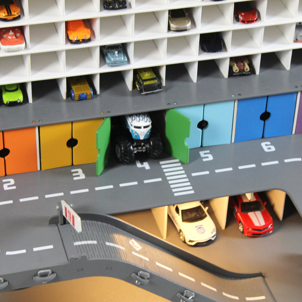 toy track with road markings