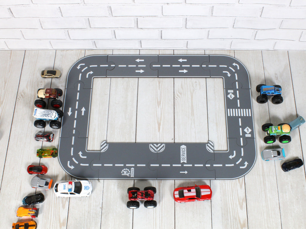 Interactive Toy Garage with Toy Road Track, Ideal for Toddlers