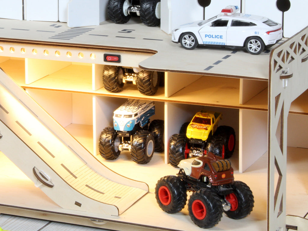 Kids&#39; room organization made easy with toy car storage
