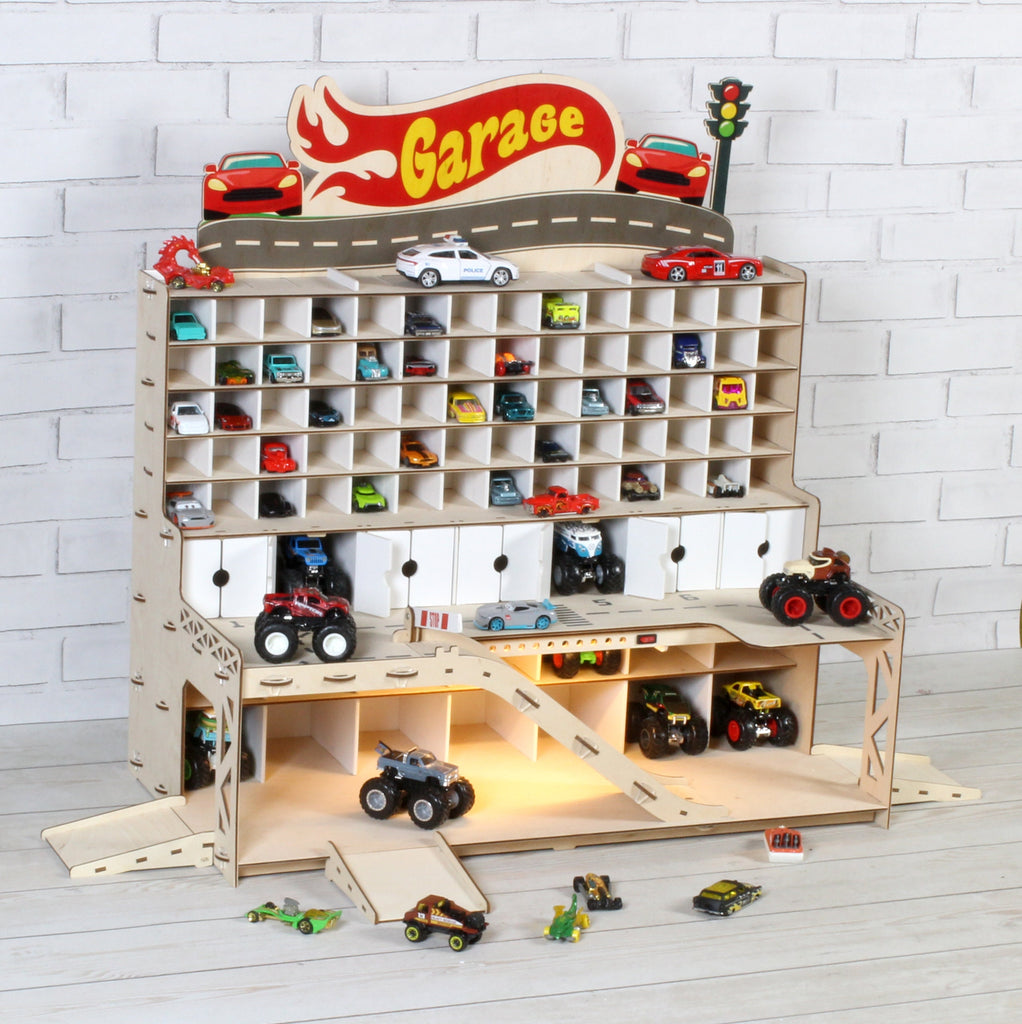 Organize Playtime with this Toy Car Storage and Nursery Decor