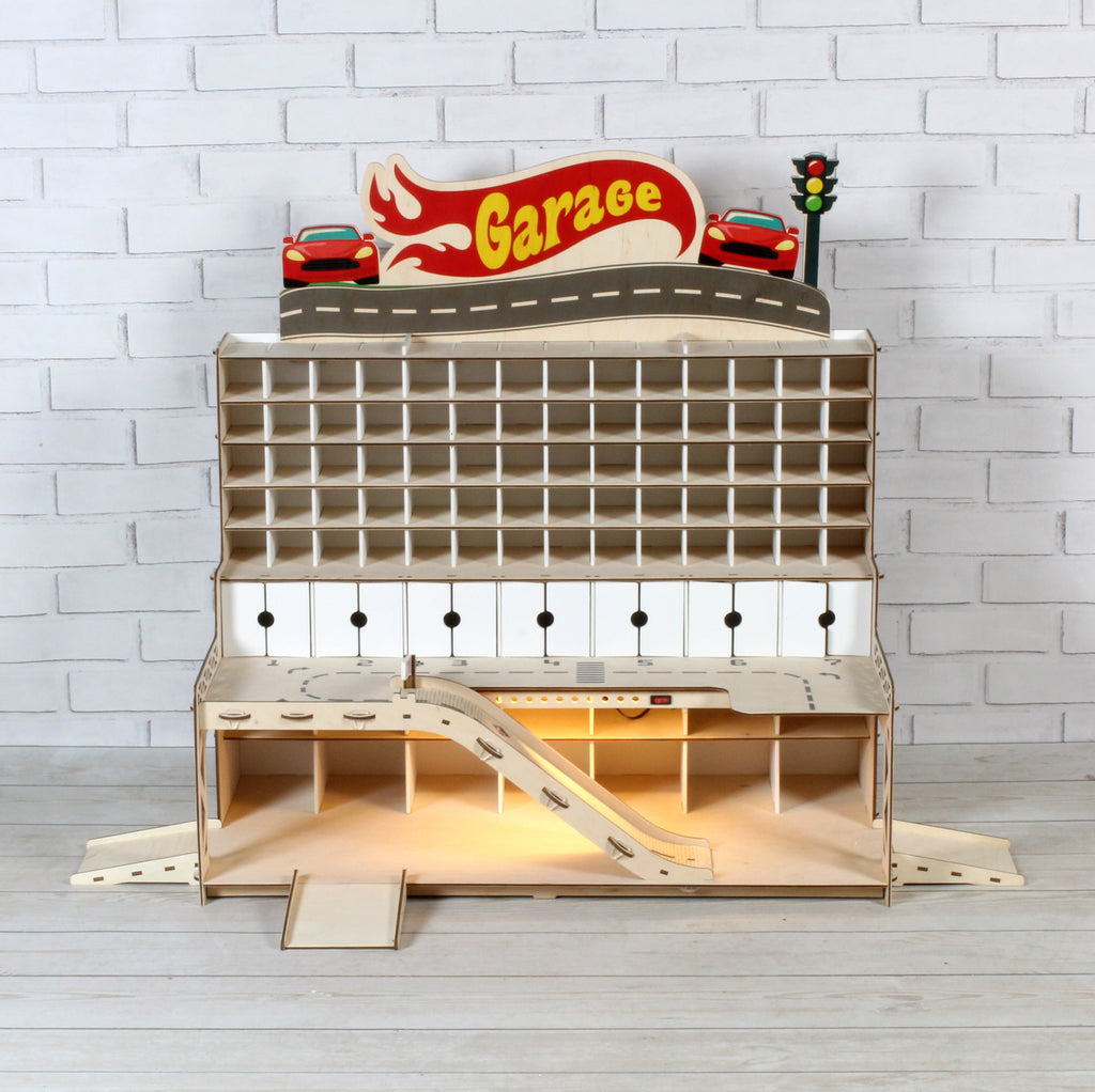 Keep Toy Cars Tidy with this Nursery Decor and Storage Solutio