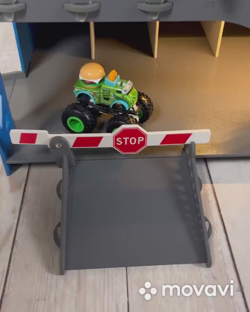 Kids Storage for 1/64 scale toy cars and larger cars in bottom 14 cells