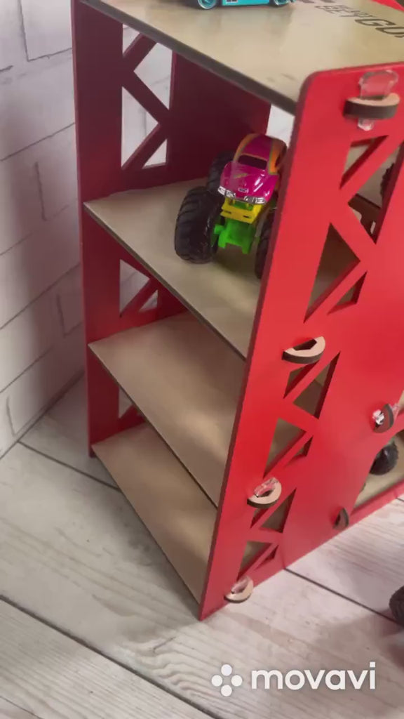Personalized Toy Car Ramp for 1/64 Scale Toy Cars, Including Monster Trucks